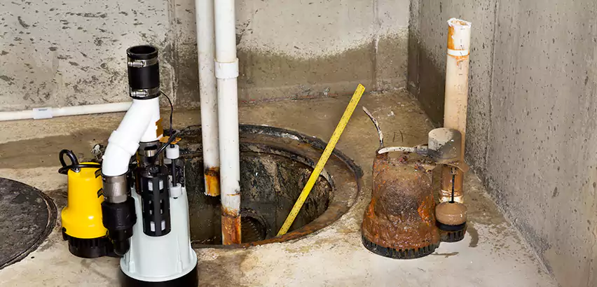 Installing Sump Pump in Finished Basement in Mukilteo, WA