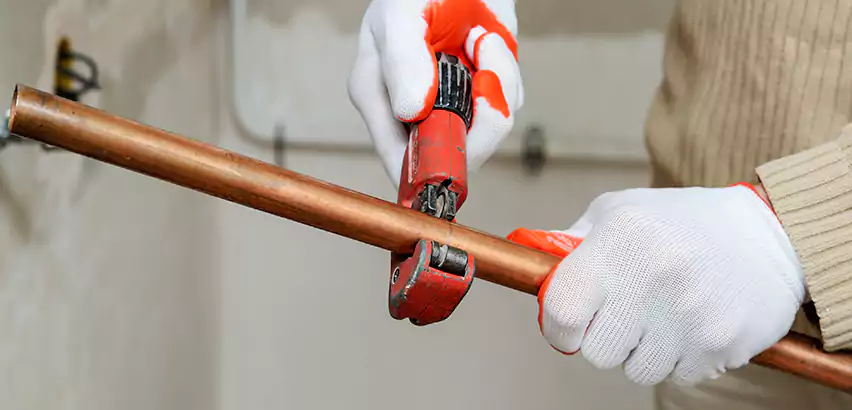 Temporary Copper Pipe Repair Mukilteo, WA
