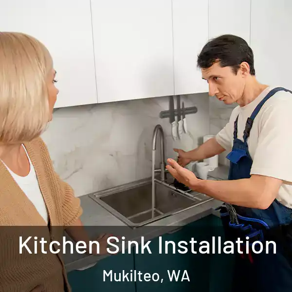  Kitchen Sink Installation Mukilteo, WA